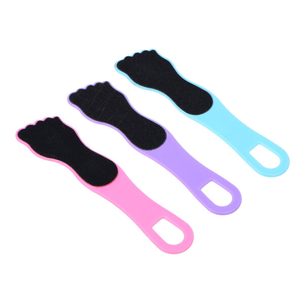 Пилка для ног ЮниLooK 2-x сторонняя с абразивной поверхностью, цвет в ассортименте, 1 шт