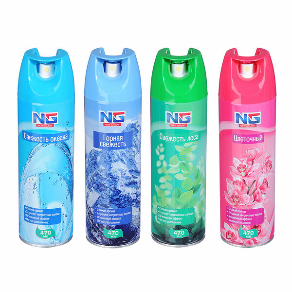 New galaxy освежитель воздуха для дома в ассортименте, 470 мл