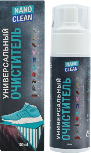 

Очиститель для обуви NANOCLEAN универсальный экологически чистый, 150мл