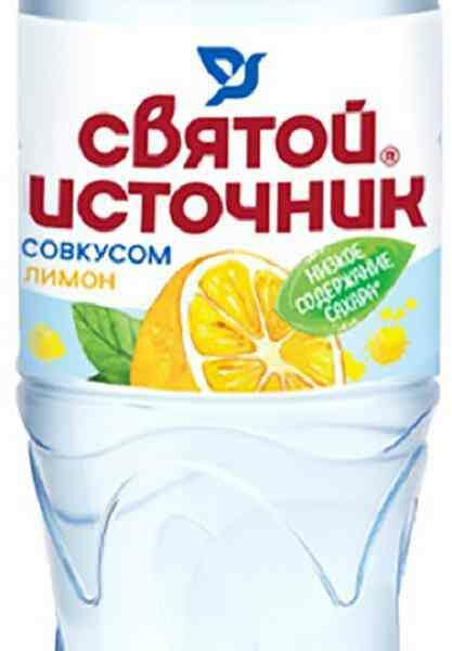 Напиток безалкогольный Святой Источник со вкусом лимона негазированный 0.5 л
