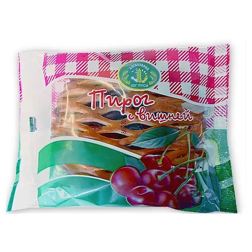 Пирог Хлебозавод Юг Руси сдобный с вишневой начинкой