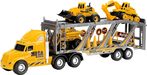 Набор игровой NEW BRIGHT Грузовик с машинками, 14 предметов, в ассортименте