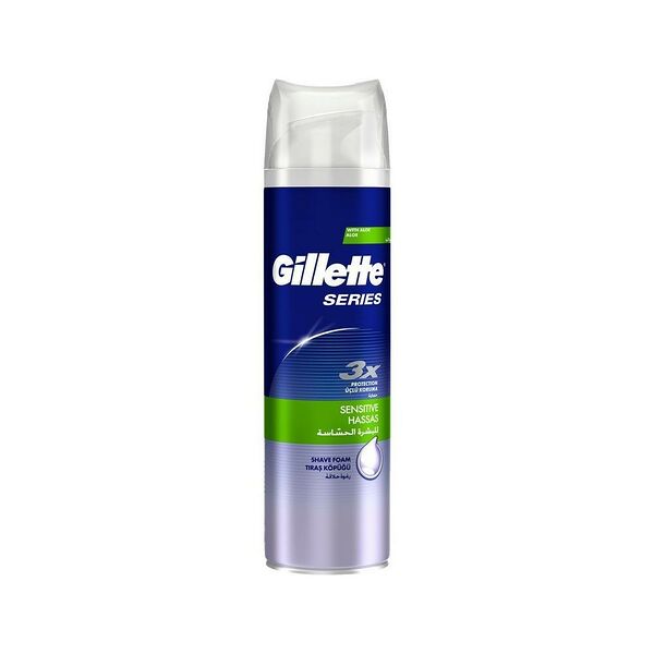 Пена для бритья Gillette Series Sensitive для чувствительной кожи с алоэ 250 мл