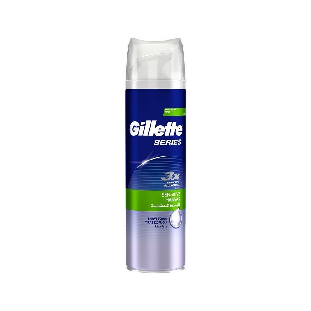 

Пена для бритья Gillette Series Sensitive для чувствительной кожи с алоэ 250 мл