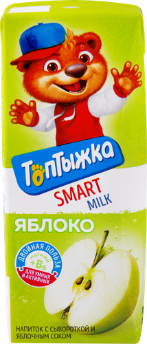

Напиток сывороточный ТОПТЫЖКА Яблоко сокосодержащий, 200г