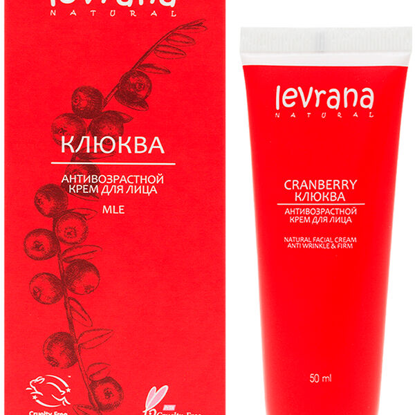Крем для лица Anti-age Levrana Клюква 40+ 50 мл
