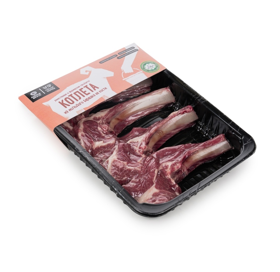 

Котлета из молодого барашка на кости Халяль АВ. Наши фермы, Россия