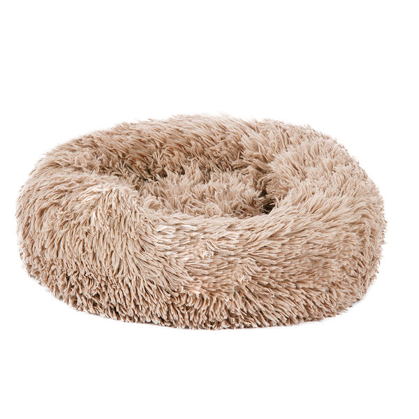 Лежак круглый 40 см светло-коричневый