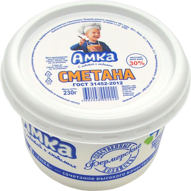 

Сметана Амка 30%