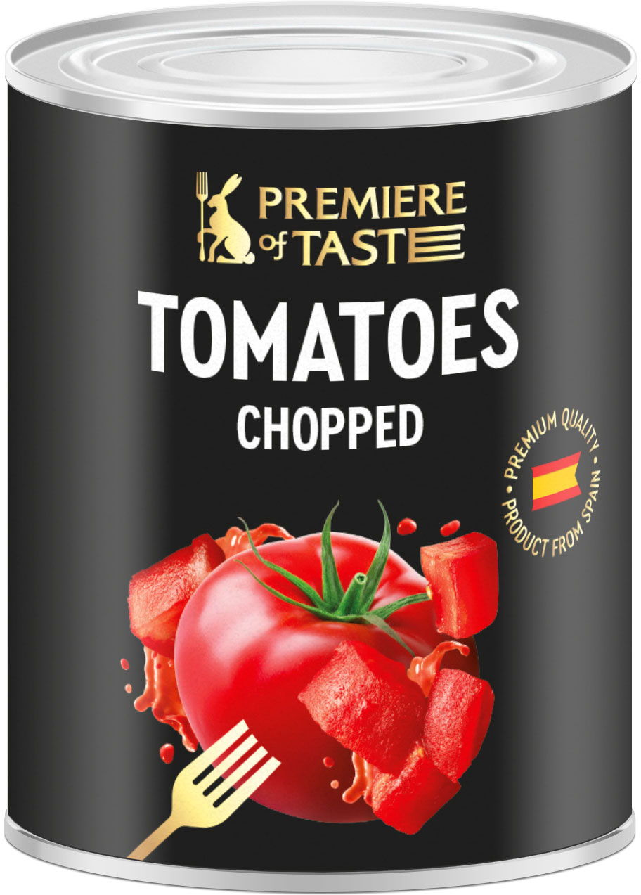 

Томаты Premiere Of Taste резанные в собственном соку