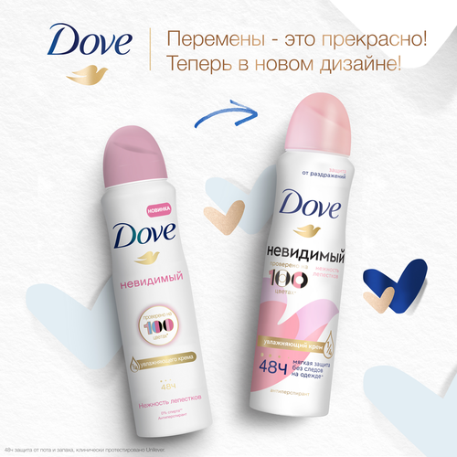 

Дезодорант-антиперспирант Dove Невидимый Нежность лепестков 150 мл