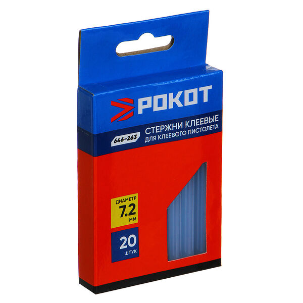 Стержни клеевые Рокот 20 шт. 7.2x100мм