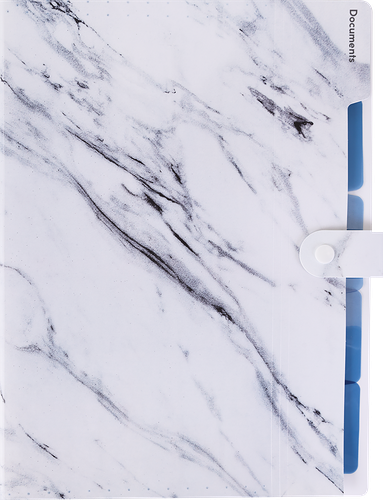 Папка для бумаг Stone А4 с разделителями, 6 карманов