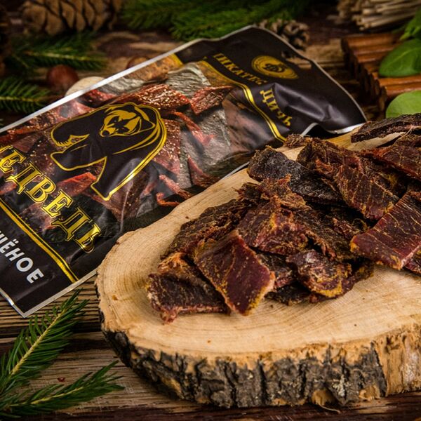 Мясо медведя сушеное