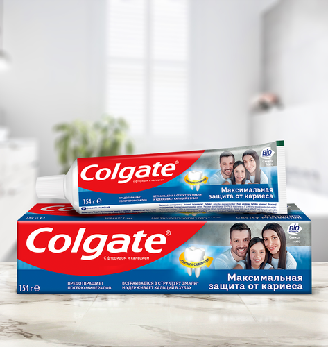 

Зубная паста Colgate Максимальная защита от кариеса Свежая мята 100 мл