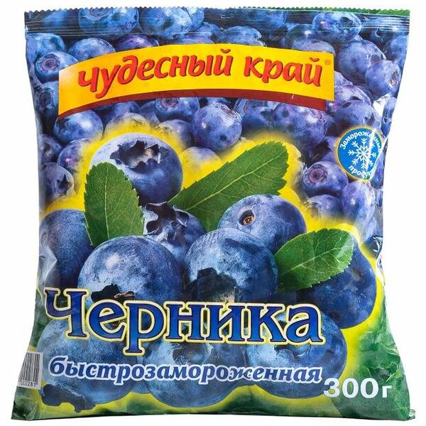 Черника Чудесный край быстрозамороженная