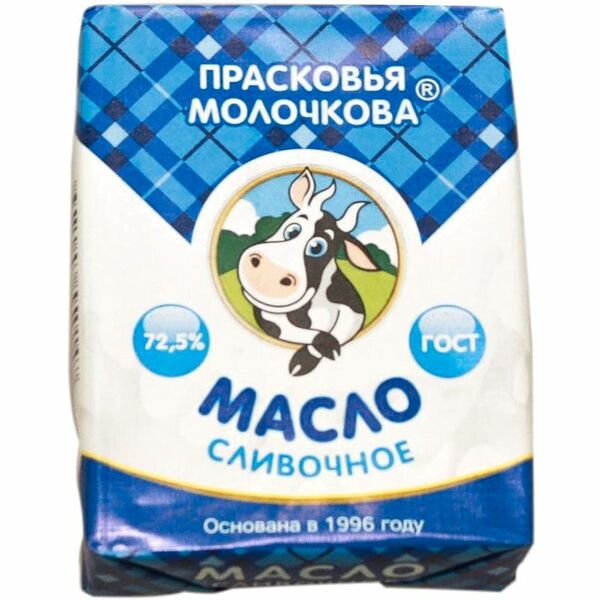 Масло Прасковья Молочкова Крестьянское 72.5%