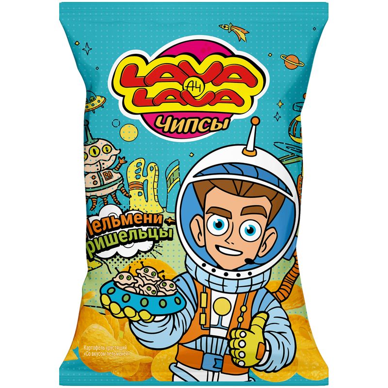 

Чипсы картофельные Lava Lava Пельмени-пришельцы 50 г
