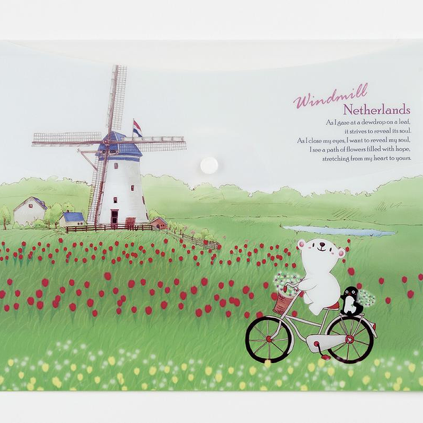 Конверт на кнопке Geography ТМ Comix (Комикс)