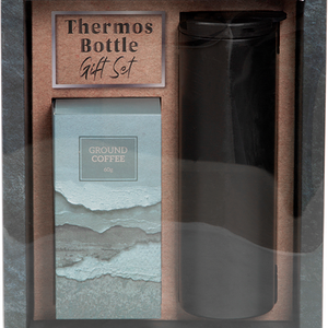 Набор подарочный Black Кофе и термобутылка, 475г