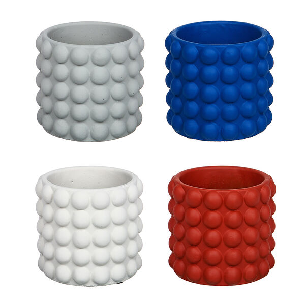 Кашпо Inbloom бетонное, 11х11х10 см, в ассортименте