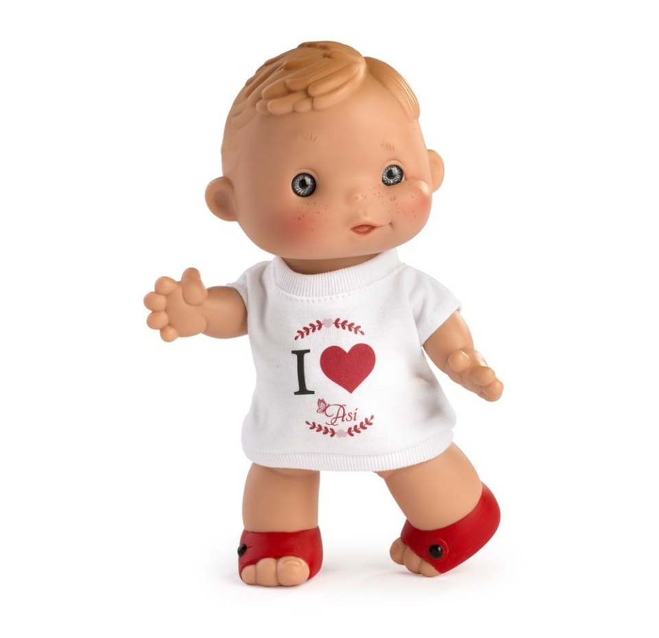 

Пупсик Дани ASI 23 см с надписью на футболке I Love Asi