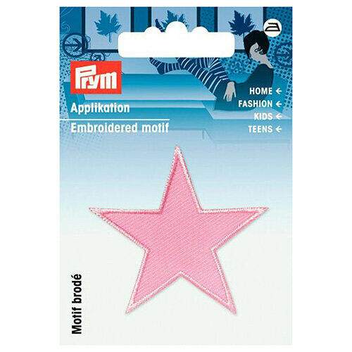 923151 Термоаппликация Звезды розовый цв. 2 шт. Prym