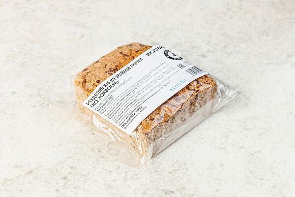 Изделие х/б из зеленой гречки на закваске 