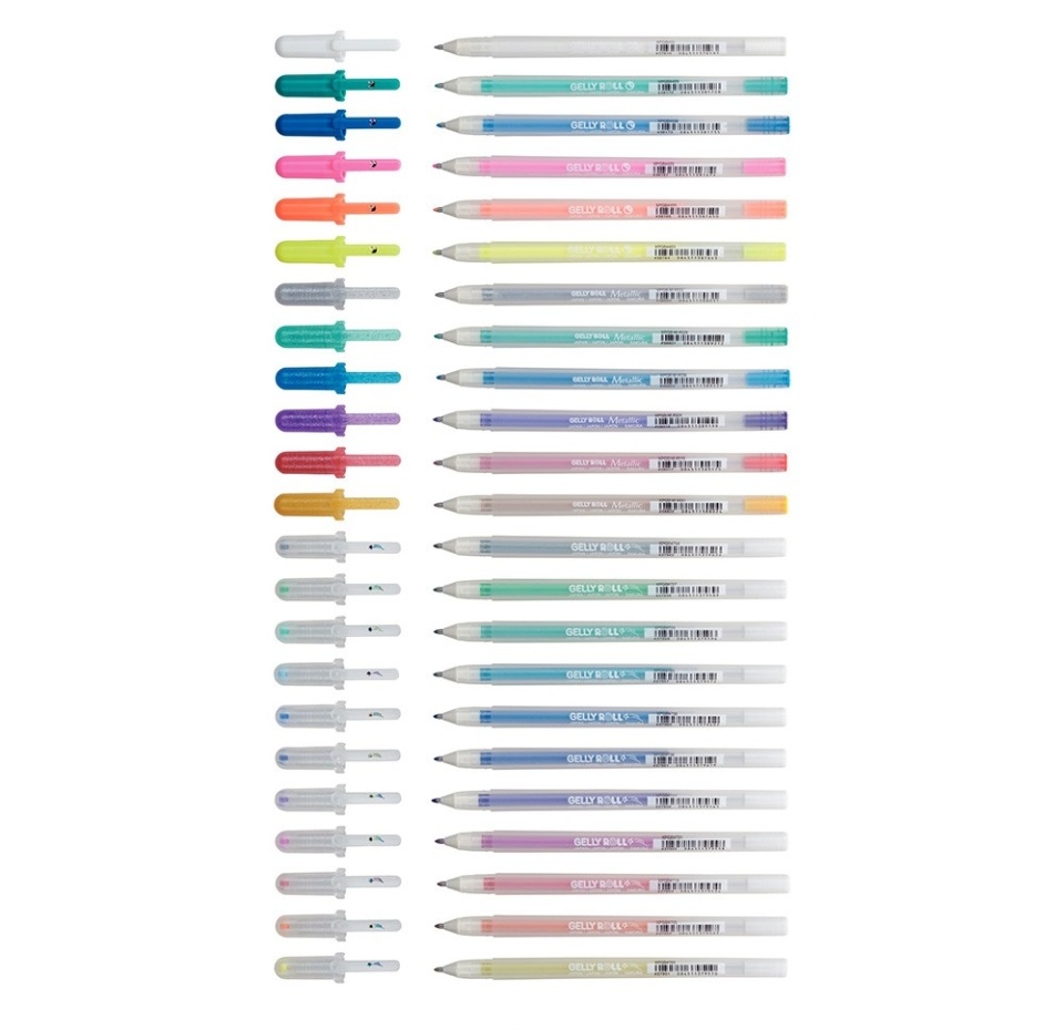 

Набор гелевых ручек Gelly Roll цвета в ассортименте Sakura 24шт