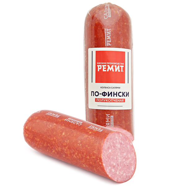 Колбаса полукопченая Ремит Салями По-фински, 400г