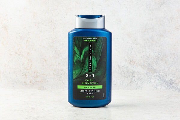 Гель-шампунь для волос и тела 2в1 мужской 
