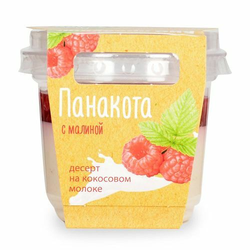 Панакота с малиной на кокосовом молоке Sweet Fantasy