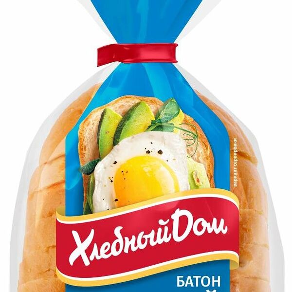 Батон Хлебный Дом Утренний в нарезке