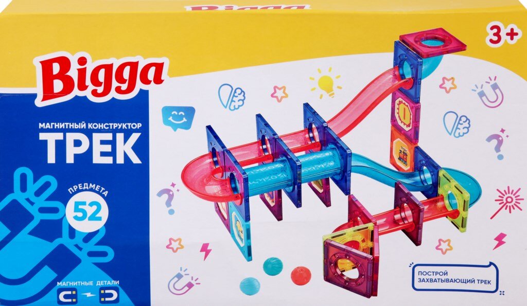

Конструктор магнитный BIGGA Трек, 52 предмета Арт. CB880388