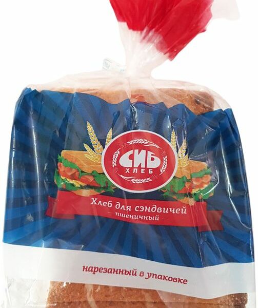 Хлеб пшеничный СибХлеб для сэндвичей в нарезке 500 г