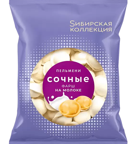 Пельмени Sибирская Коллекция Сочные фарш на молоке, 400г