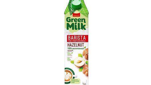 Напиток фундучный Green Milk Barista Соевая основа ультрапастеризованный 1л