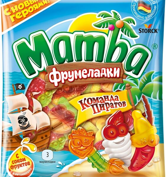 Мармелад Mamba Фрумеладки команда пиратов 70г