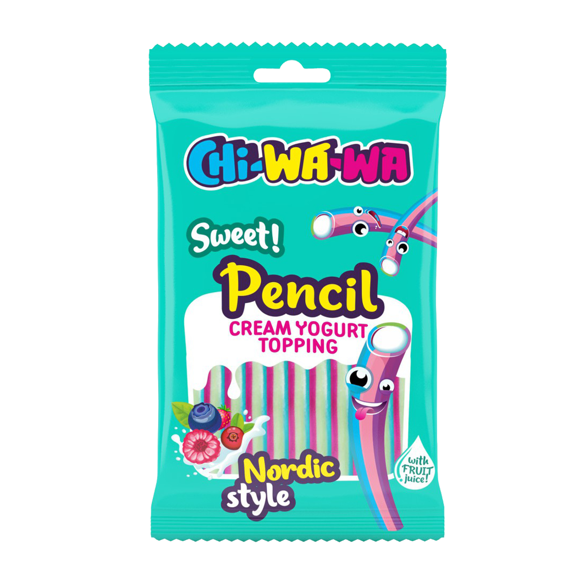 

Жевательный мармелад Chi-Wa-Wa Нордик сладкий карандаш 80 г