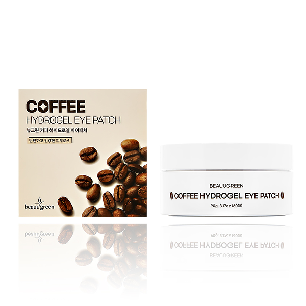 Патчи для глаз Beauugreen с экстрактом кофе гидрогелевые для сияния кожи 60 шт
