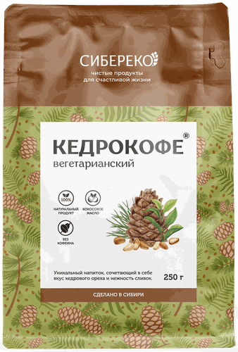 

Напиток Sibereco Кедрокофе Вегетарианский 250 г