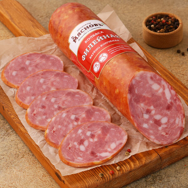 Колбаса Филейная варёно-копчёная МясновЪ от КуулКлевер