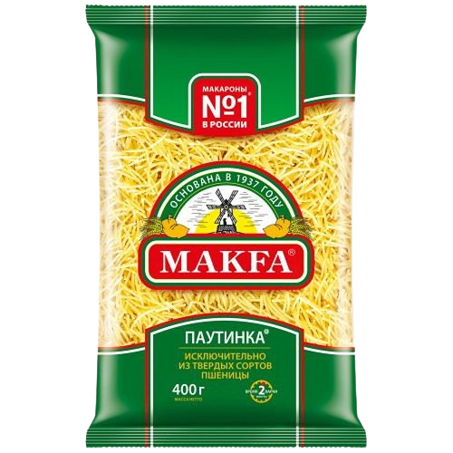 Макаронные изделия Макфа Вермишель грА в/с 400г