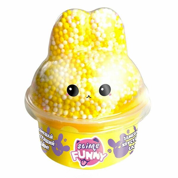 Игрушка для детей Funny Slime, слайм с вложениями, зайка. (1432283)