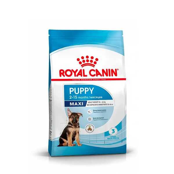 Сухой корм Royal Canin Puppy Maxi Junior для щенков крупных размеров до 15 месяцев, 3кг