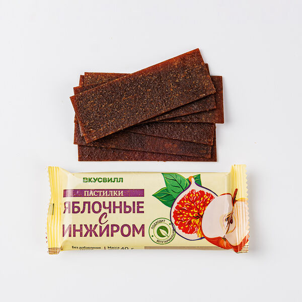 Пастилки яблочные с инжиром
