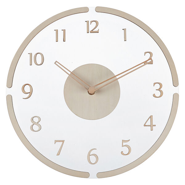 Часы настенные круглые, d30 см, 1xаа, мдф, пластик, арт08-13
