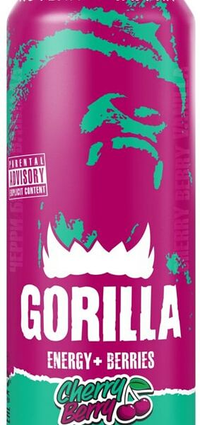 Напиток Gorilla энергетический Cherry Berry 450мл