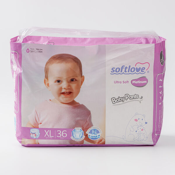 Подгузники-трусики Softlove Platinum Хl 12-17кг 36шт.