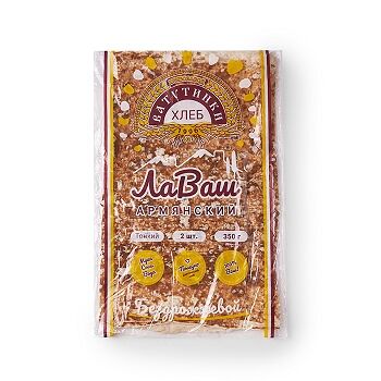 Лаваш «Армянский» тонкий тандырный, «Ватутинки хлеб», 350 г, Россия
